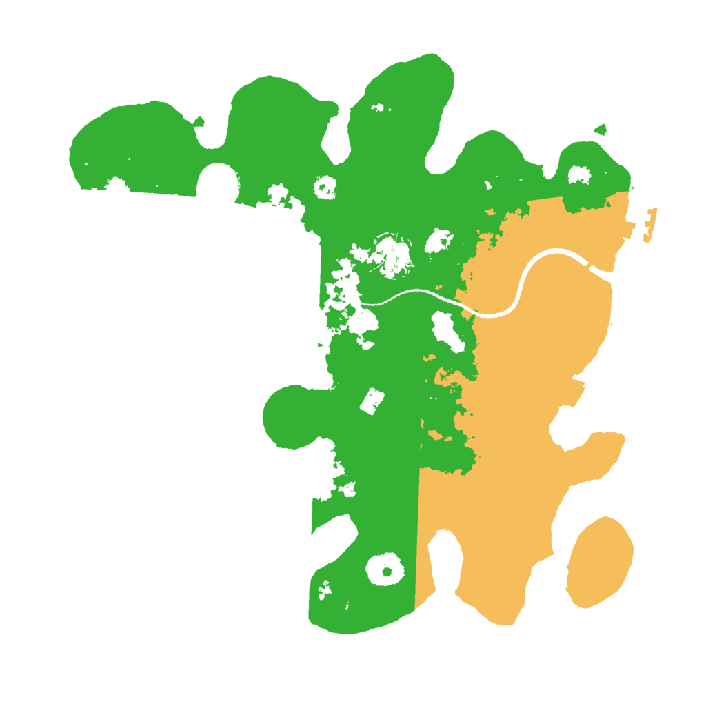 Biome Rust Map: Procedural Map, Size: 3000, Seed: 88962