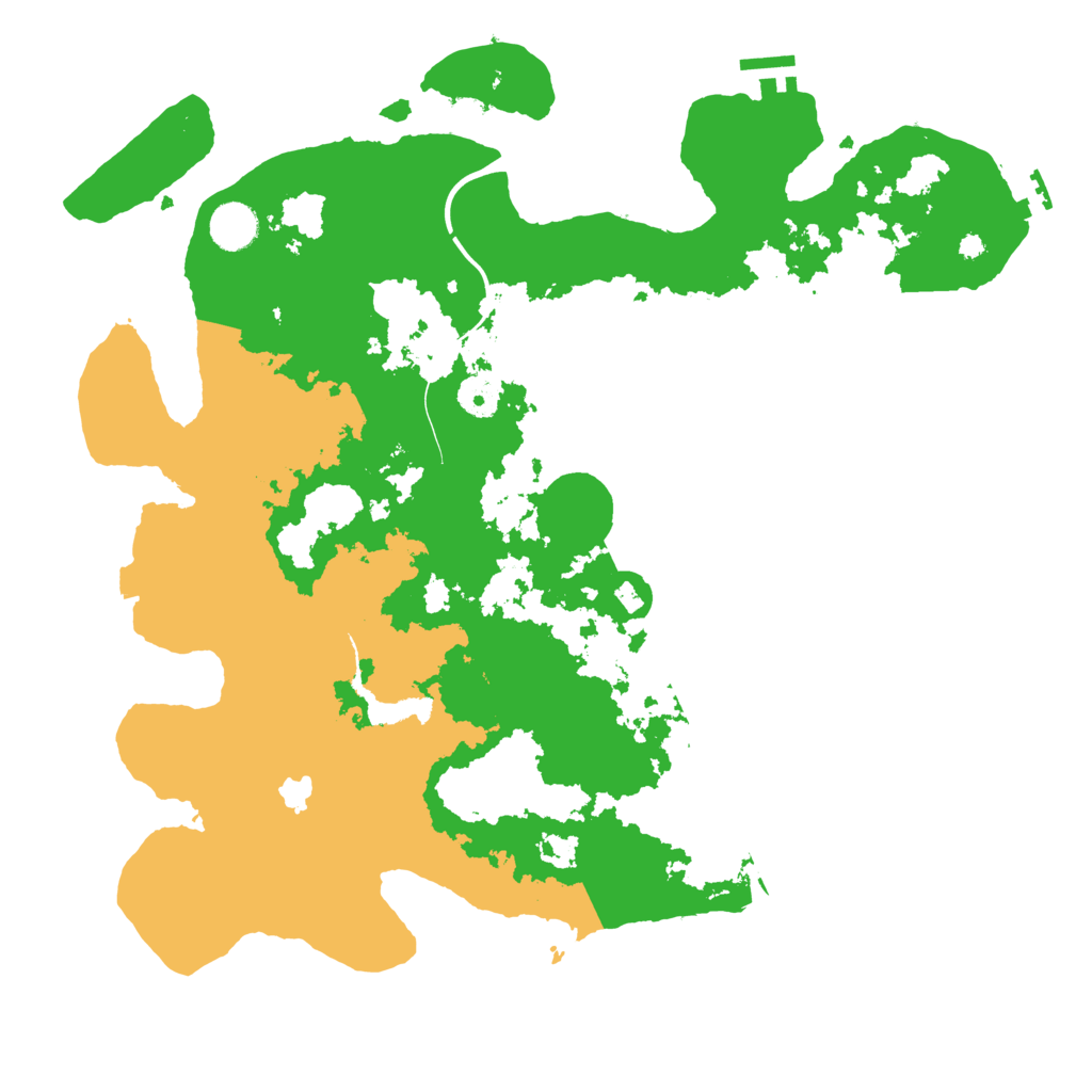 Biome Rust Map: Procedural Map, Size: 4000, Seed: 757872234