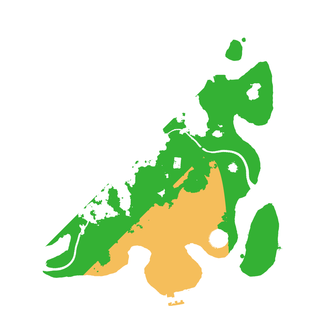 Biome Rust Map: Procedural Map, Size: 3000, Seed: 1266994215