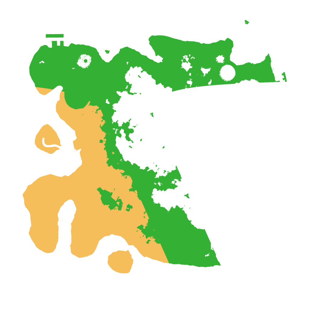 Biome Rust Map: Procedural Map, Size: 3500, Seed: 1774809137