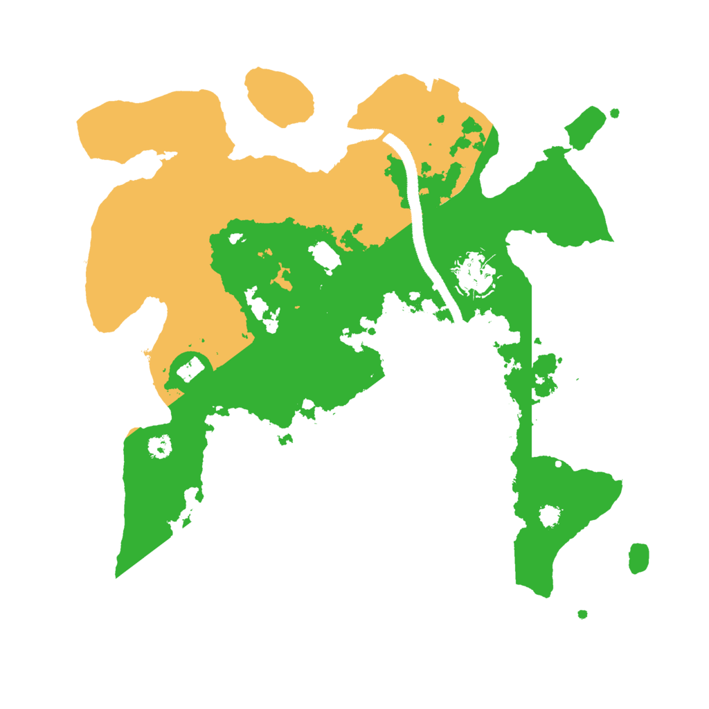 Biome Rust Map: Procedural Map, Size: 3000, Seed: 542145178