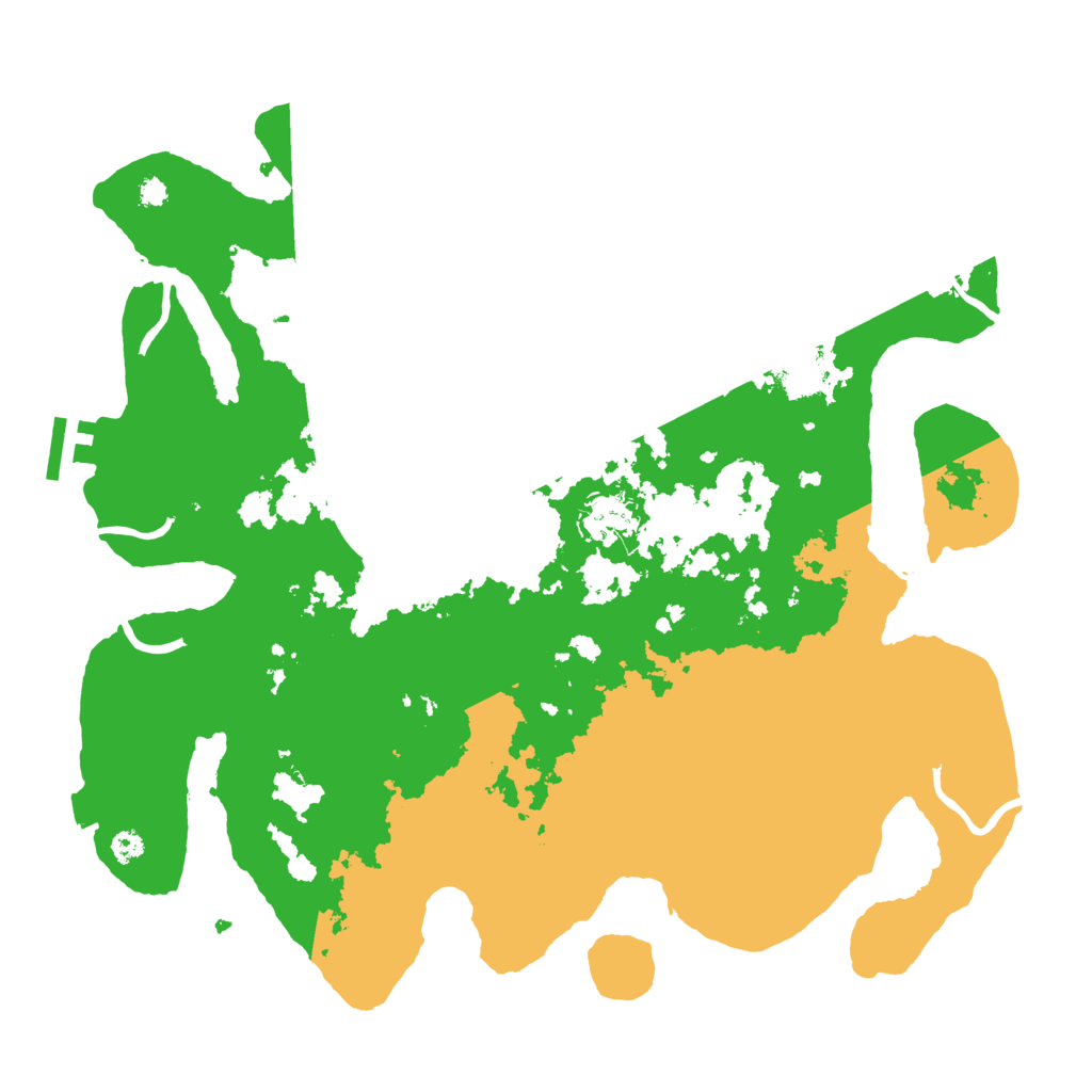 Biome Rust Map: Procedural Map, Size: 3500, Seed: 67429101