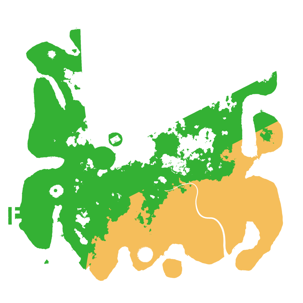 Biome Rust Map: Procedural Map, Size: 3500, Seed: 67429101