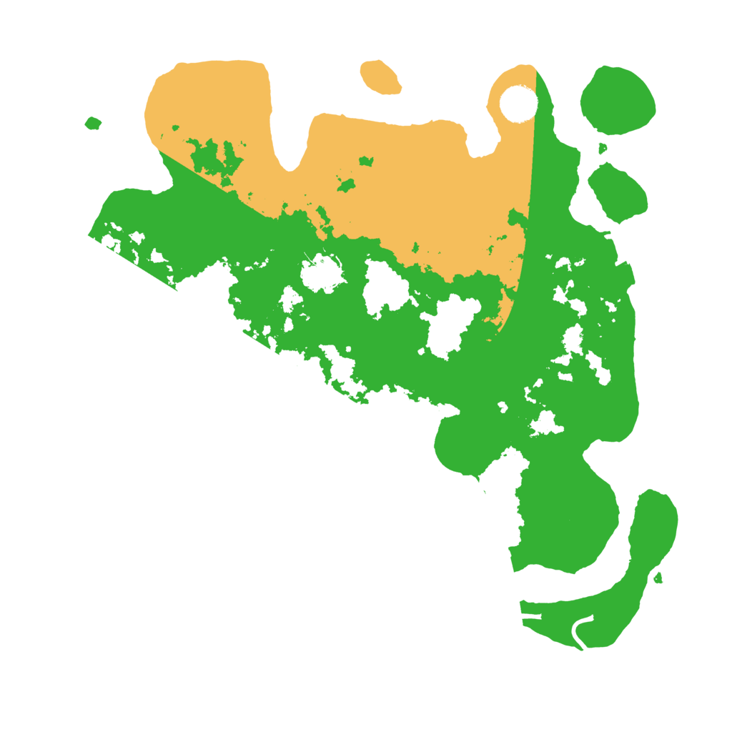 Biome Rust Map: Procedural Map, Size: 3500, Seed: 1137724457