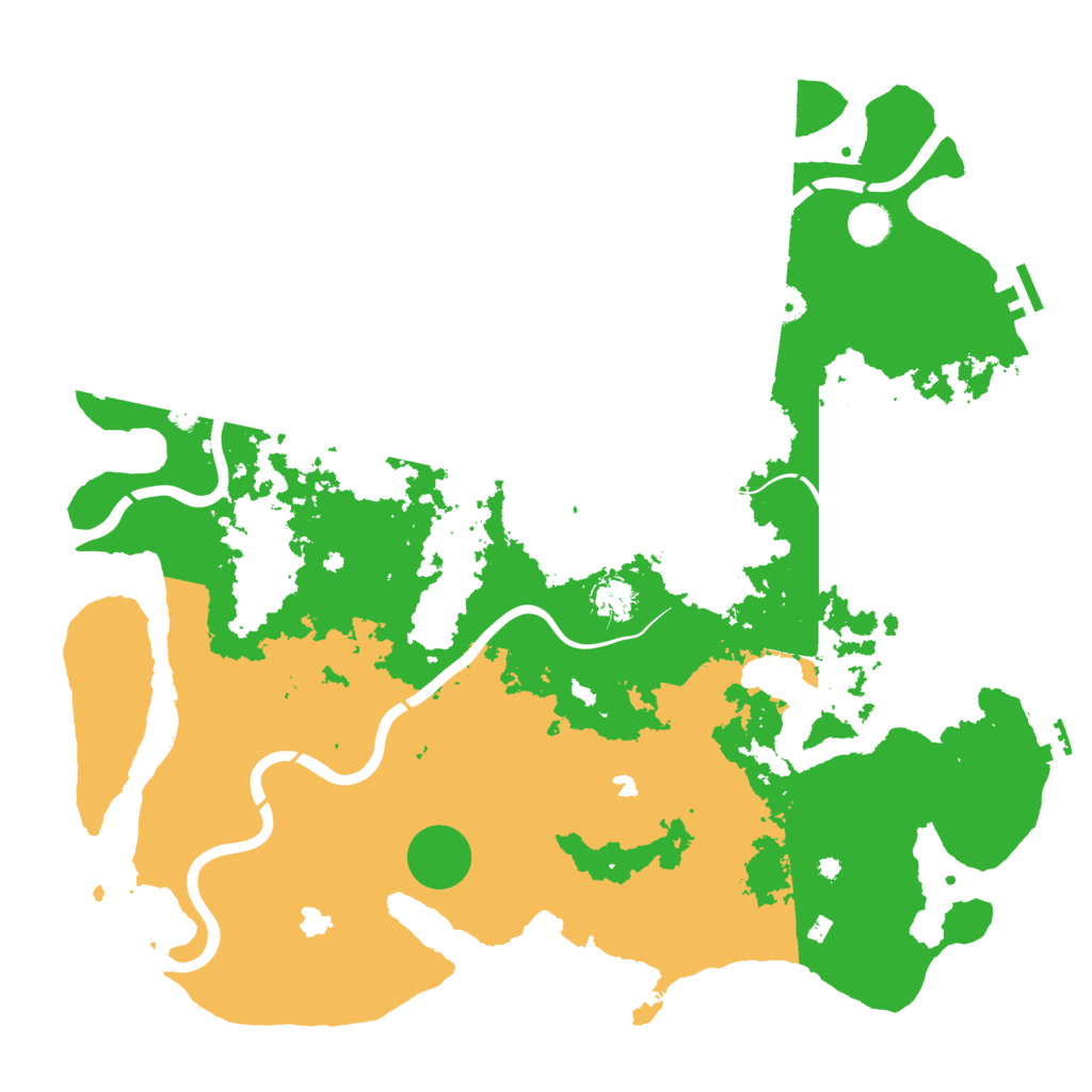 Biome Rust Map: Procedural Map, Size: 4500, Seed: 156789421