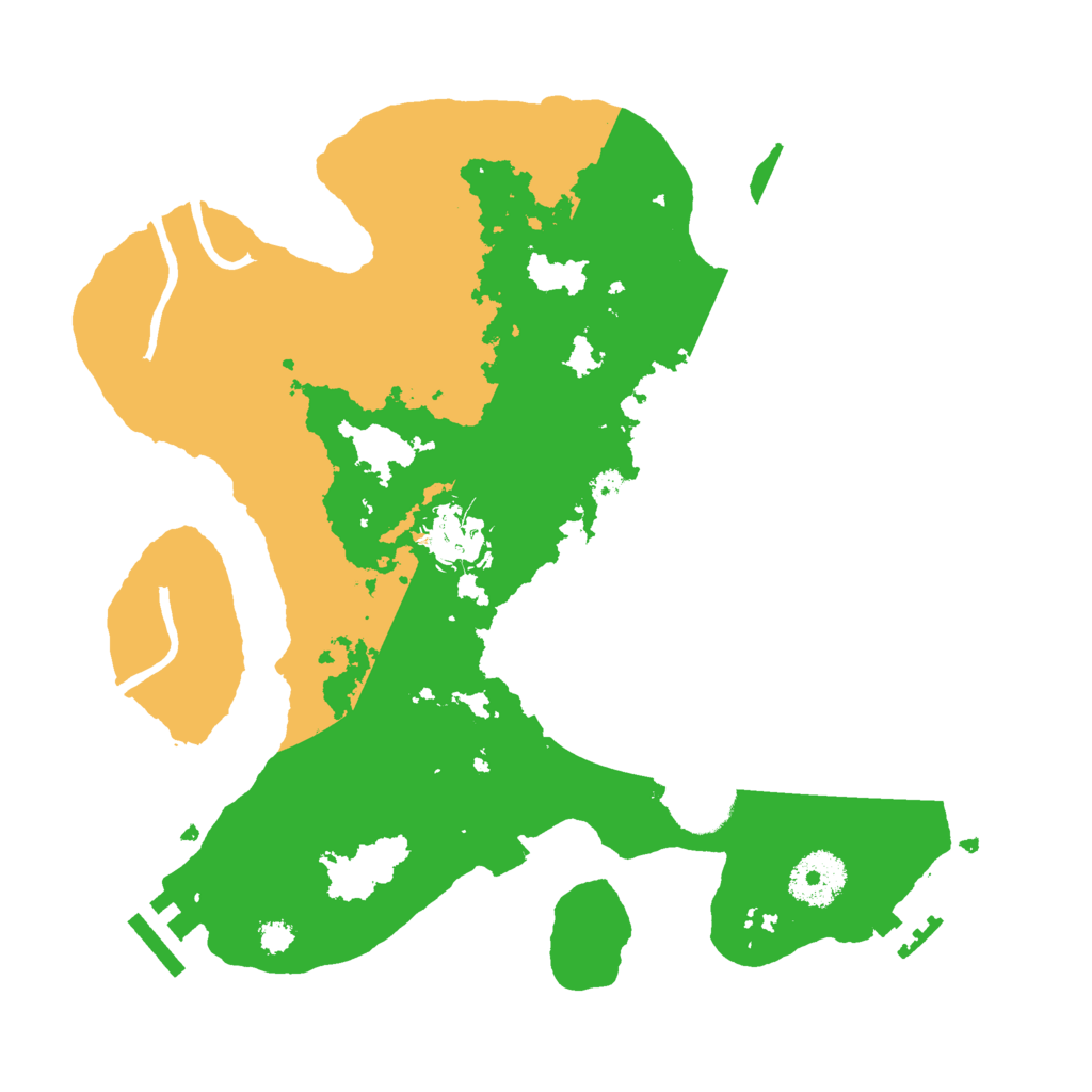 Biome Rust Map: Procedural Map, Size: 3000, Seed: 83857