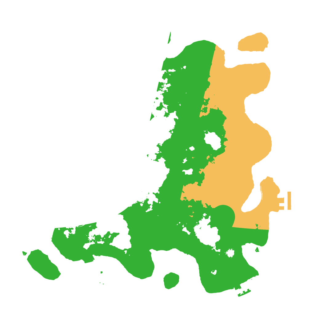 Biome Rust Map: Procedural Map, Size: 3500, Seed: 2128241831