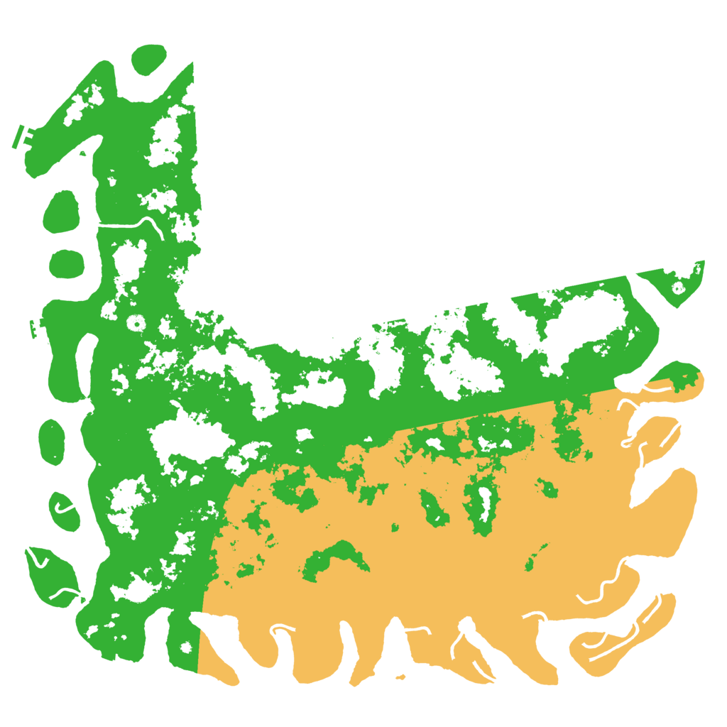 Biome Rust Map: Procedural Map, Size: 6000, Seed: 1209486342