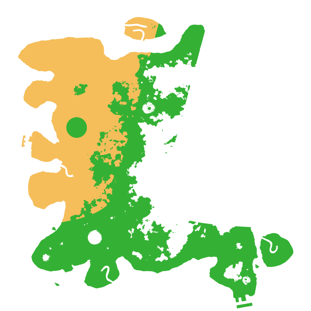 Biome Rust Map: Procedural Map, Size: 4000, Seed: 697147897