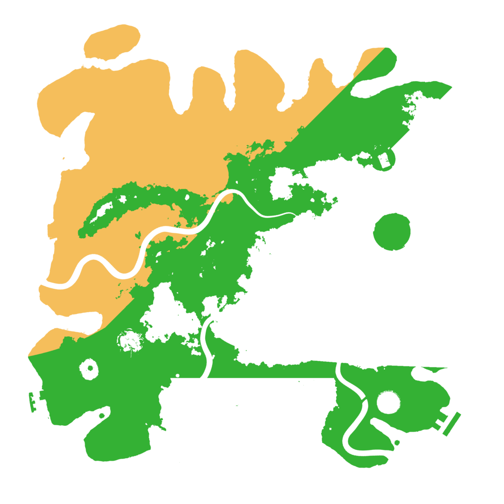 Biome Rust Map: Procedural Map, Size: 3850, Seed: 15994775