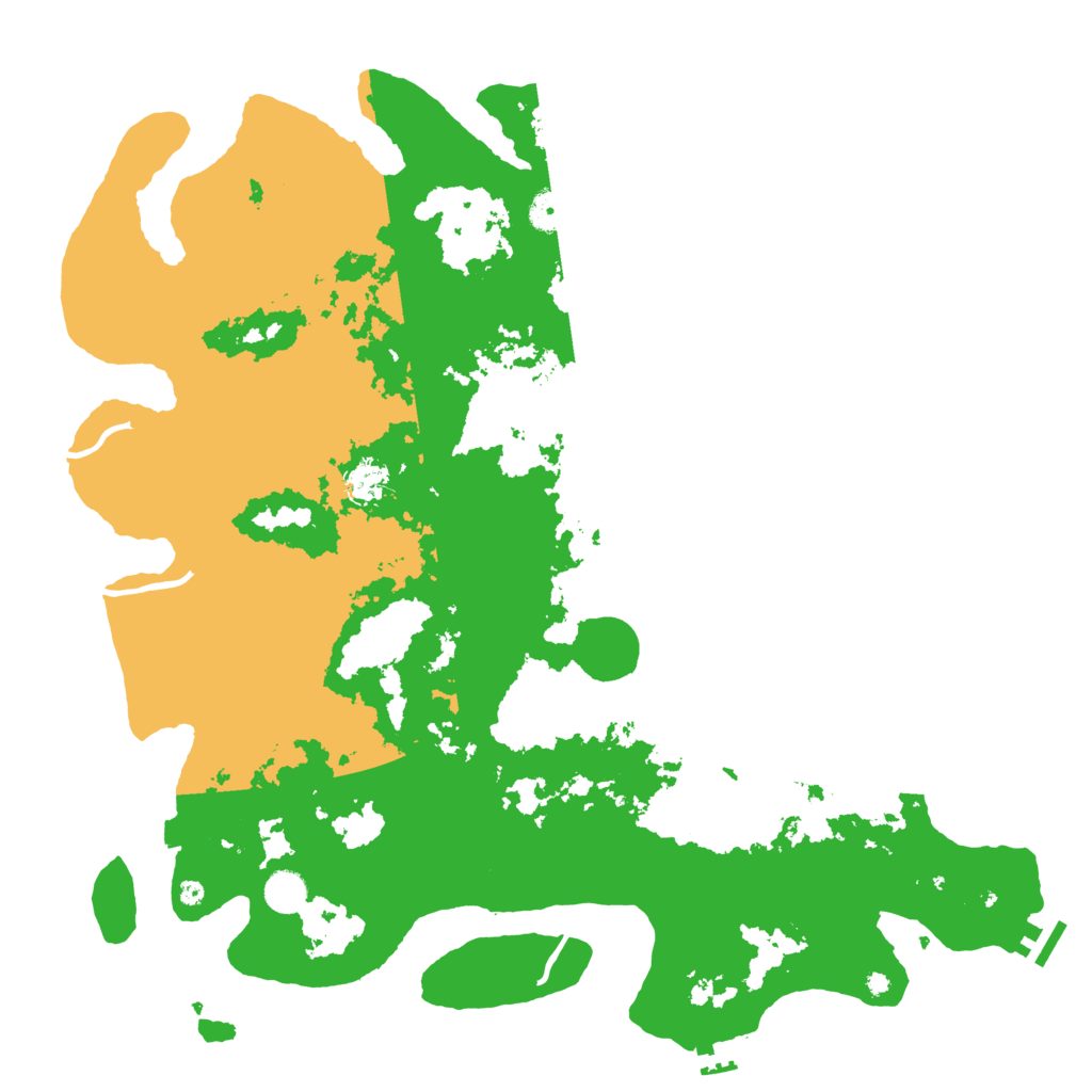 Biome Rust Map: Procedural Map, Size: 4500, Seed: 69420707