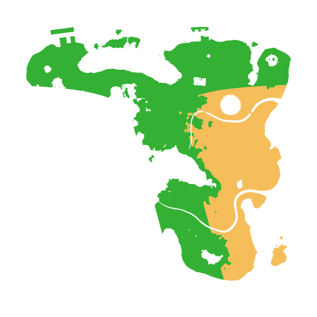 Biome Rust Map: Procedural Map, Size: 2750, Seed: 1599088706