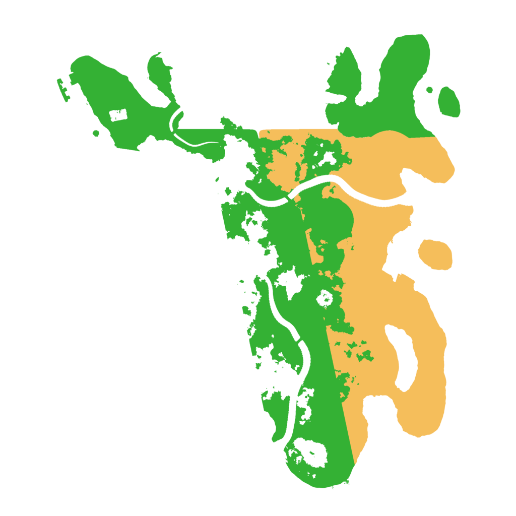 Biome Rust Map: Procedural Map, Size: 3250, Seed: 239410235
