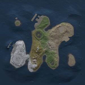 Thumbnail Rust Map: Procedural Map, Size: 2000, Seed: 1599088706, 4 Monuments