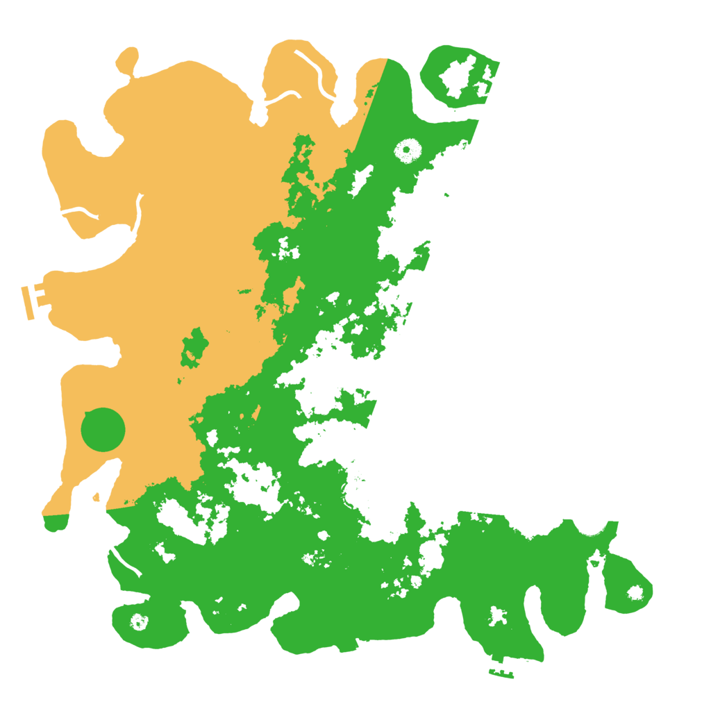 Biome Rust Map: Procedural Map, Size: 4250, Seed: 136567090