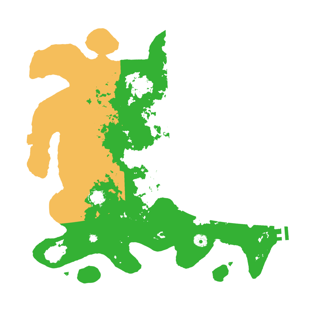 Biome Rust Map: Procedural Map, Size: 3500, Seed: 153510870