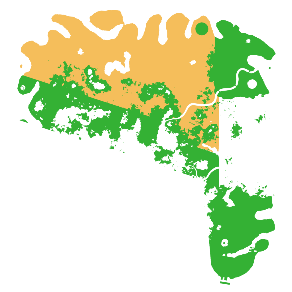 Biome Rust Map: Procedural Map, Size: 6000, Seed: 899597627