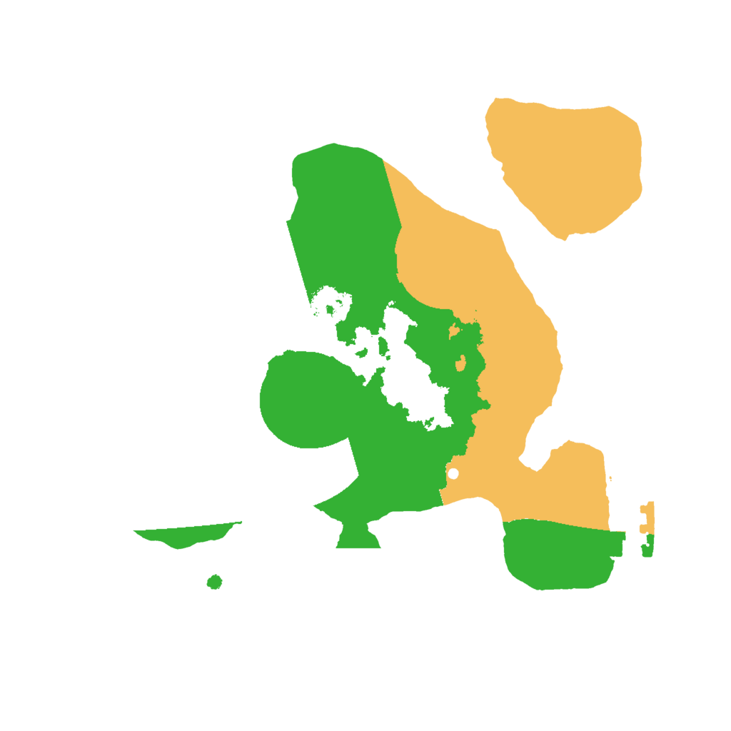 Biome Rust Map: Procedural Map, Size: 2000, Seed: 1491620582