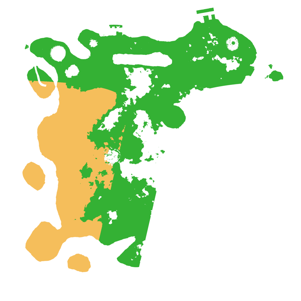 Biome Rust Map: Procedural Map, Size: 3500, Seed: 1857181500