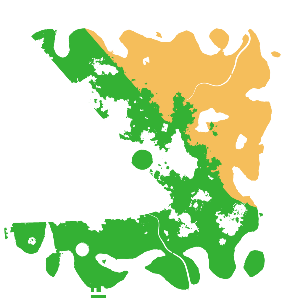 Biome Rust Map: Procedural Map, Size: 4000, Seed: 533516418