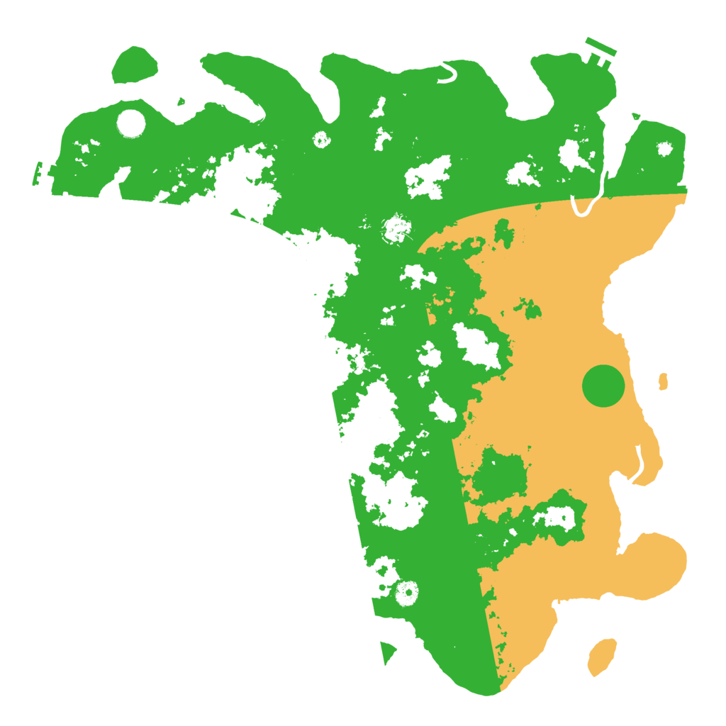 Biome Rust Map: Procedural Map, Size: 4500, Seed: 15551837