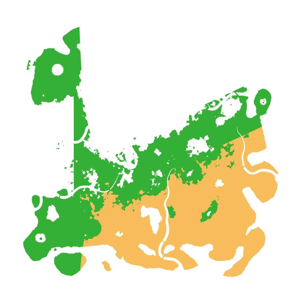 Biome Rust Map: Procedural Map, Size: 4500, Seed: 245326124