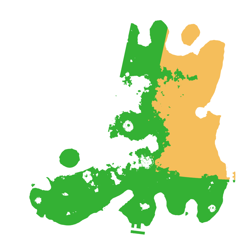 Biome Rust Map: Procedural Map, Size: 3500, Seed: 1166281956