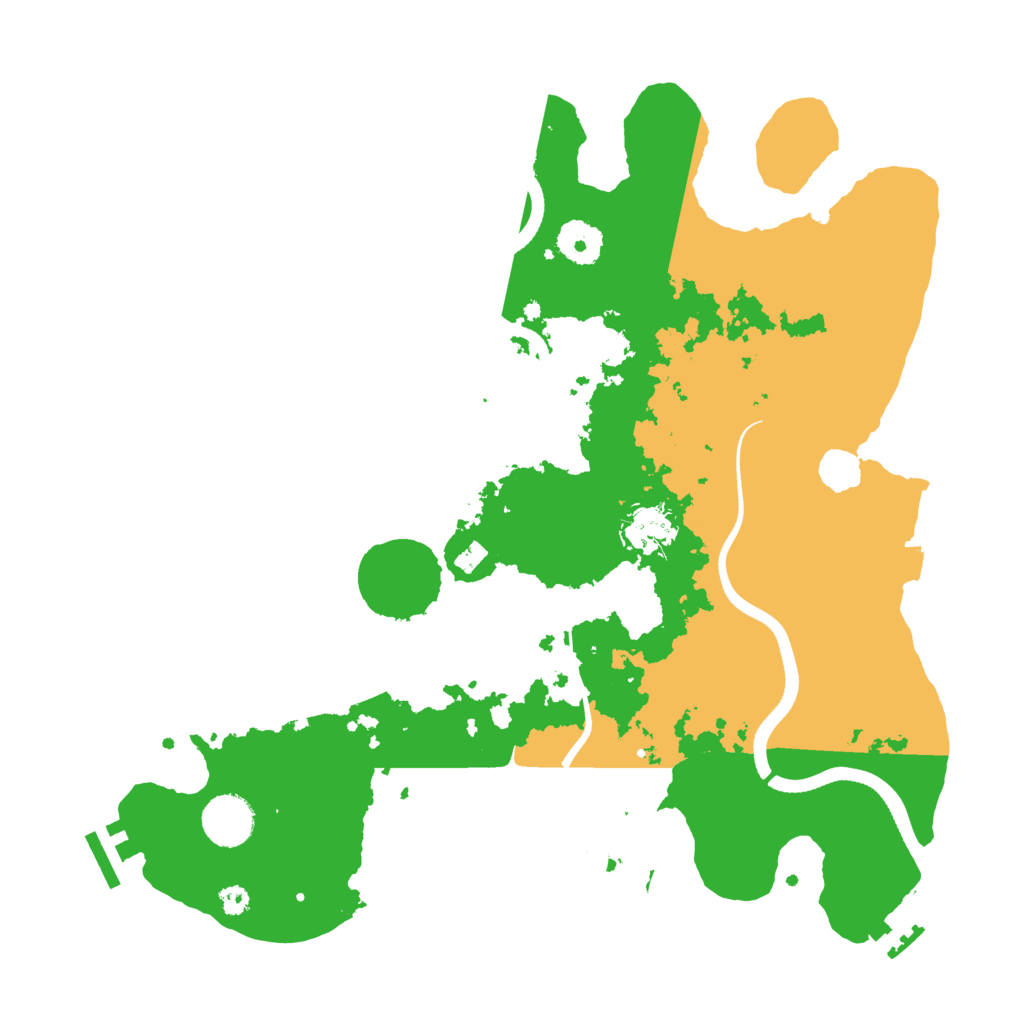 Biome Rust Map: Procedural Map, Size: 3500, Seed: 1166281956