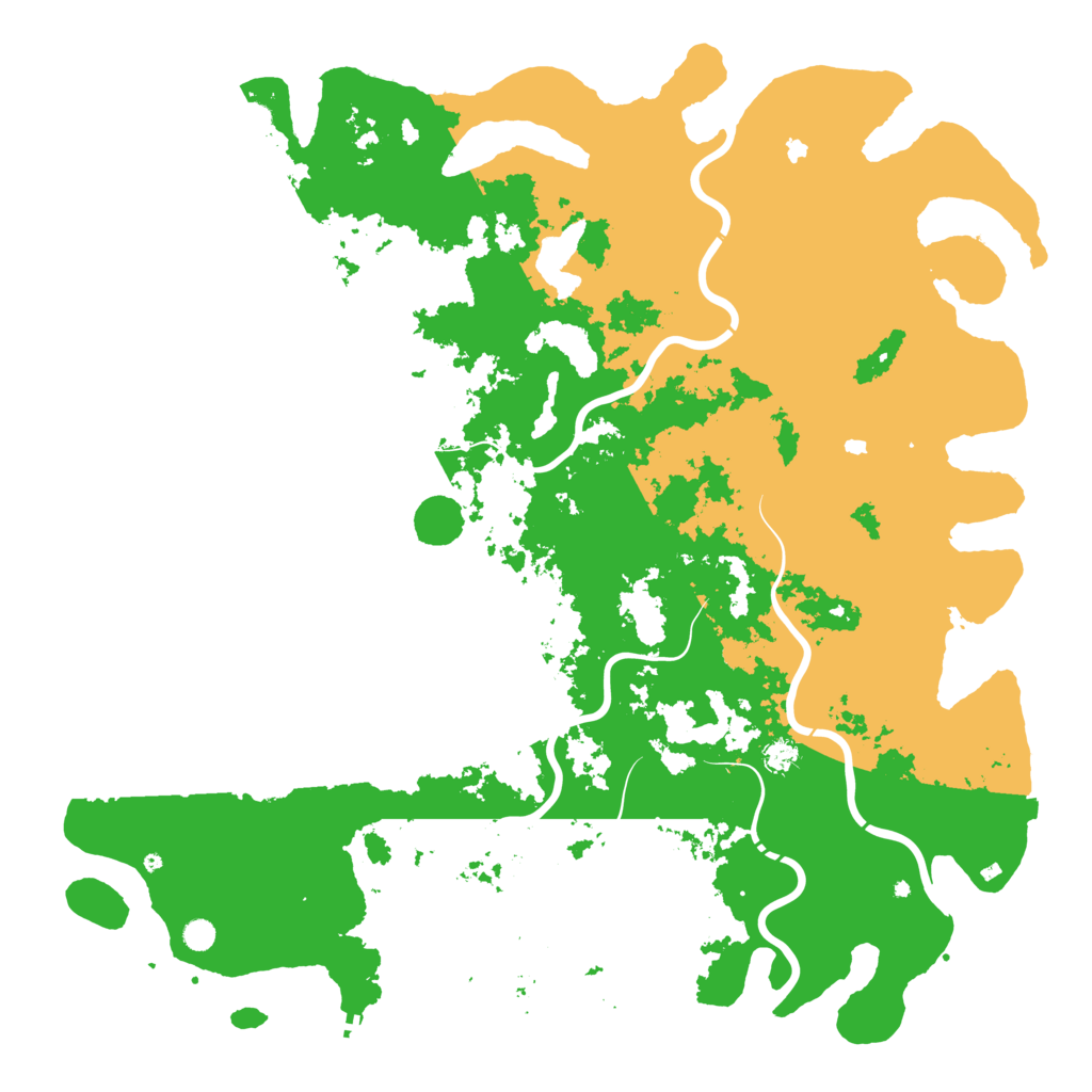 Biome Rust Map: Procedural Map, Size: 6000, Seed: 201180