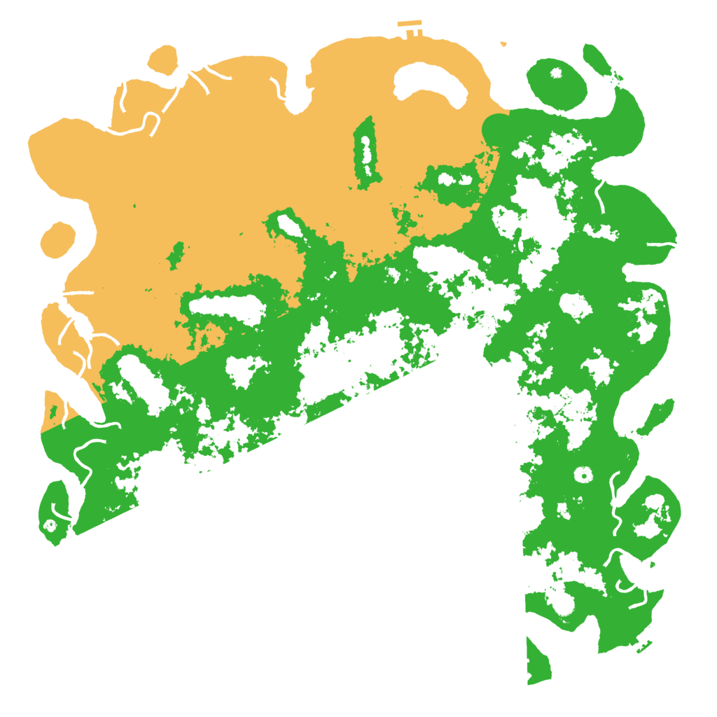 Biome Rust Map: Procedural Map, Size: 6000, Seed: 133755813