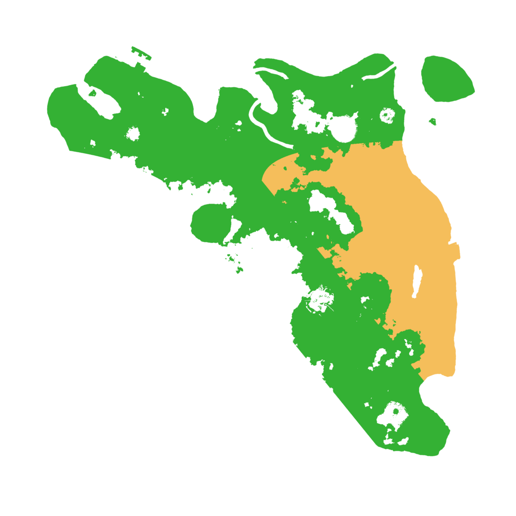 Biome Rust Map: Procedural Map, Size: 3500, Seed: 732743658