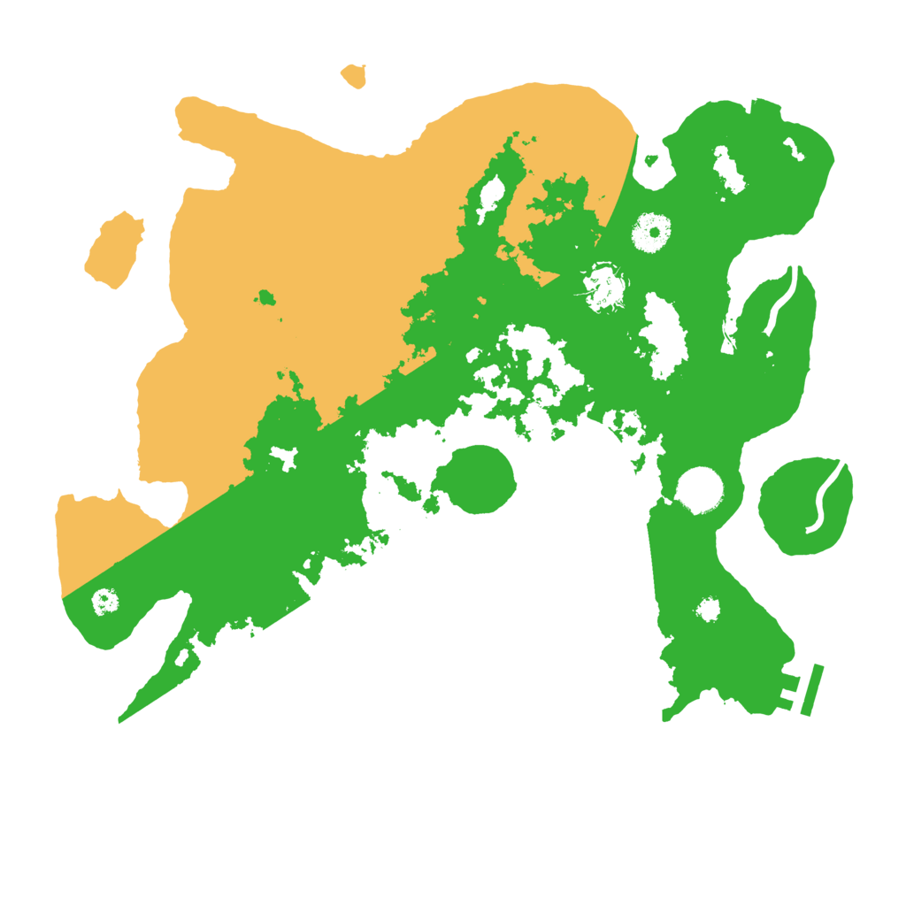 Biome Rust Map: Procedural Map, Size: 3500, Seed: 102495788