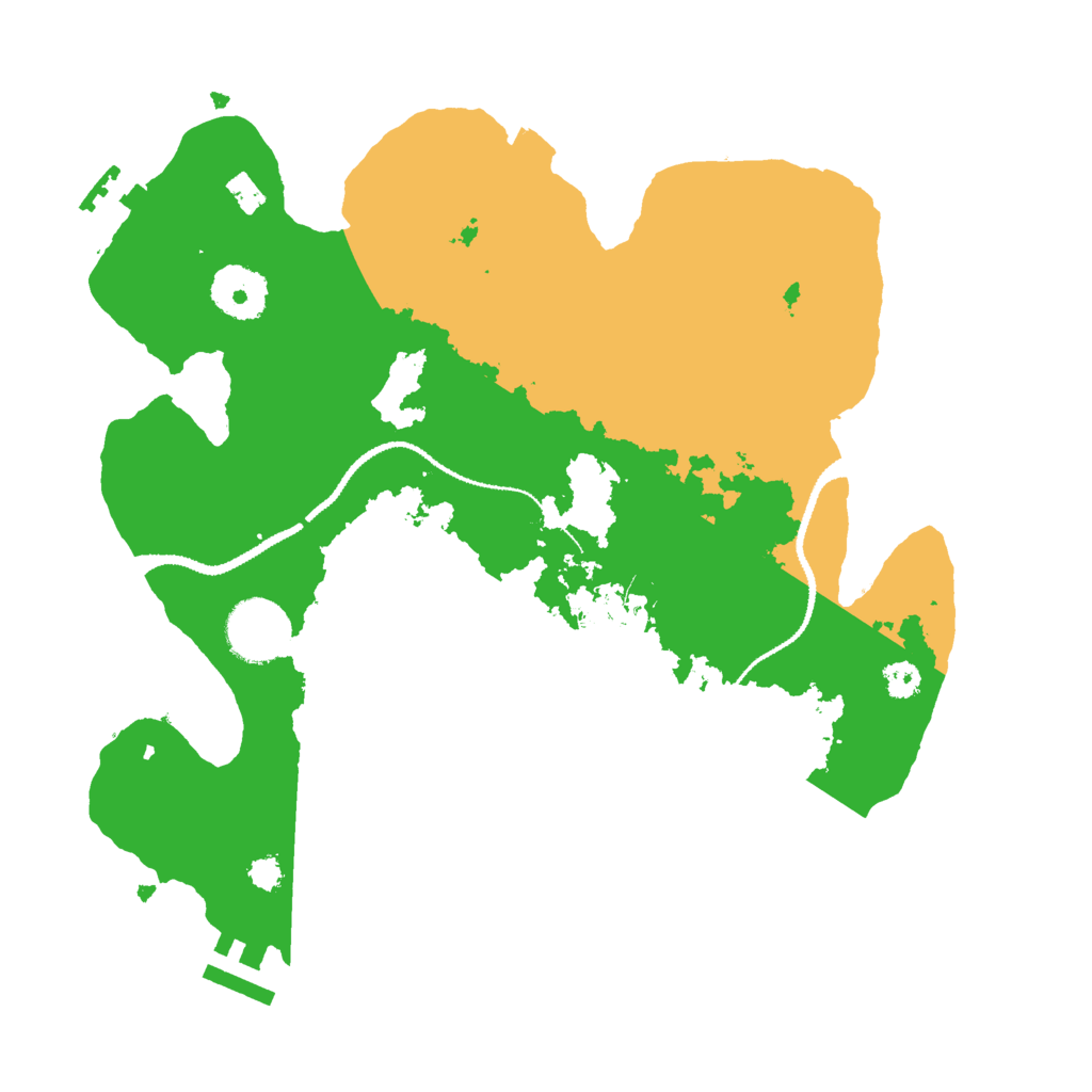 Biome Rust Map: Procedural Map, Size: 3000, Seed: 2037134701