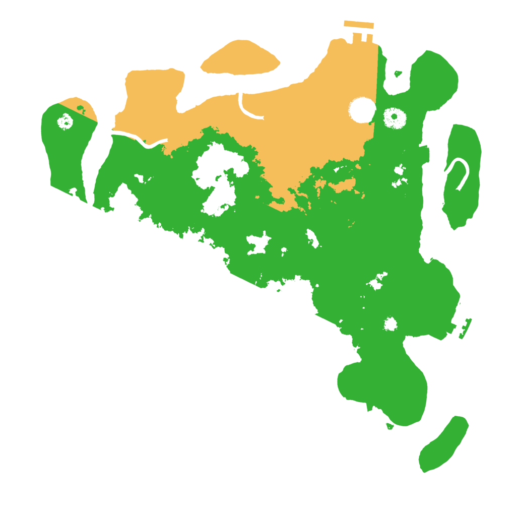 Biome Rust Map: Procedural Map, Size: 3500, Seed: 35467454