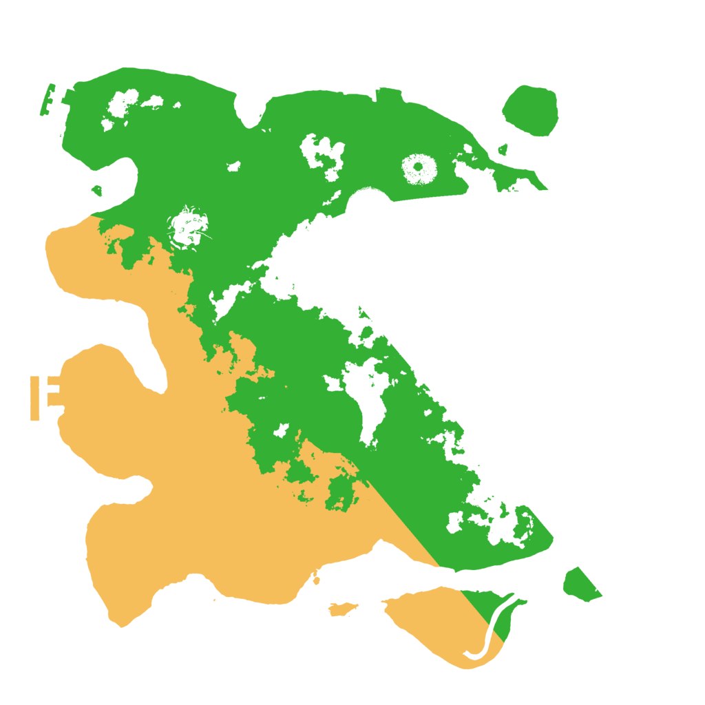 Biome Rust Map: Procedural Map, Size: 3200, Seed: 1615630600