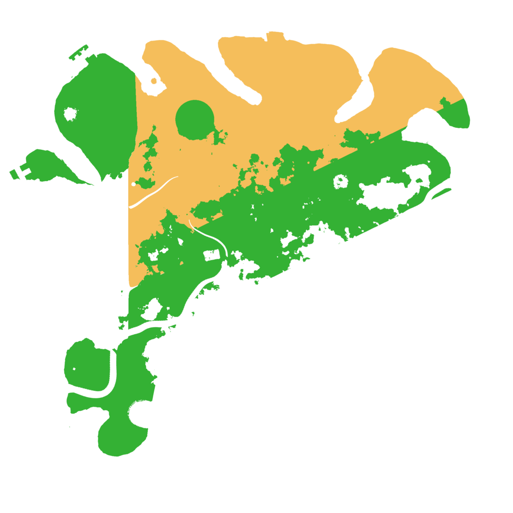 Biome Rust Map: Procedural Map, Size: 3500, Seed: 1325857708