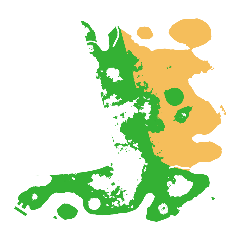 Biome Rust Map: Procedural Map, Size: 3500, Seed: 927547033