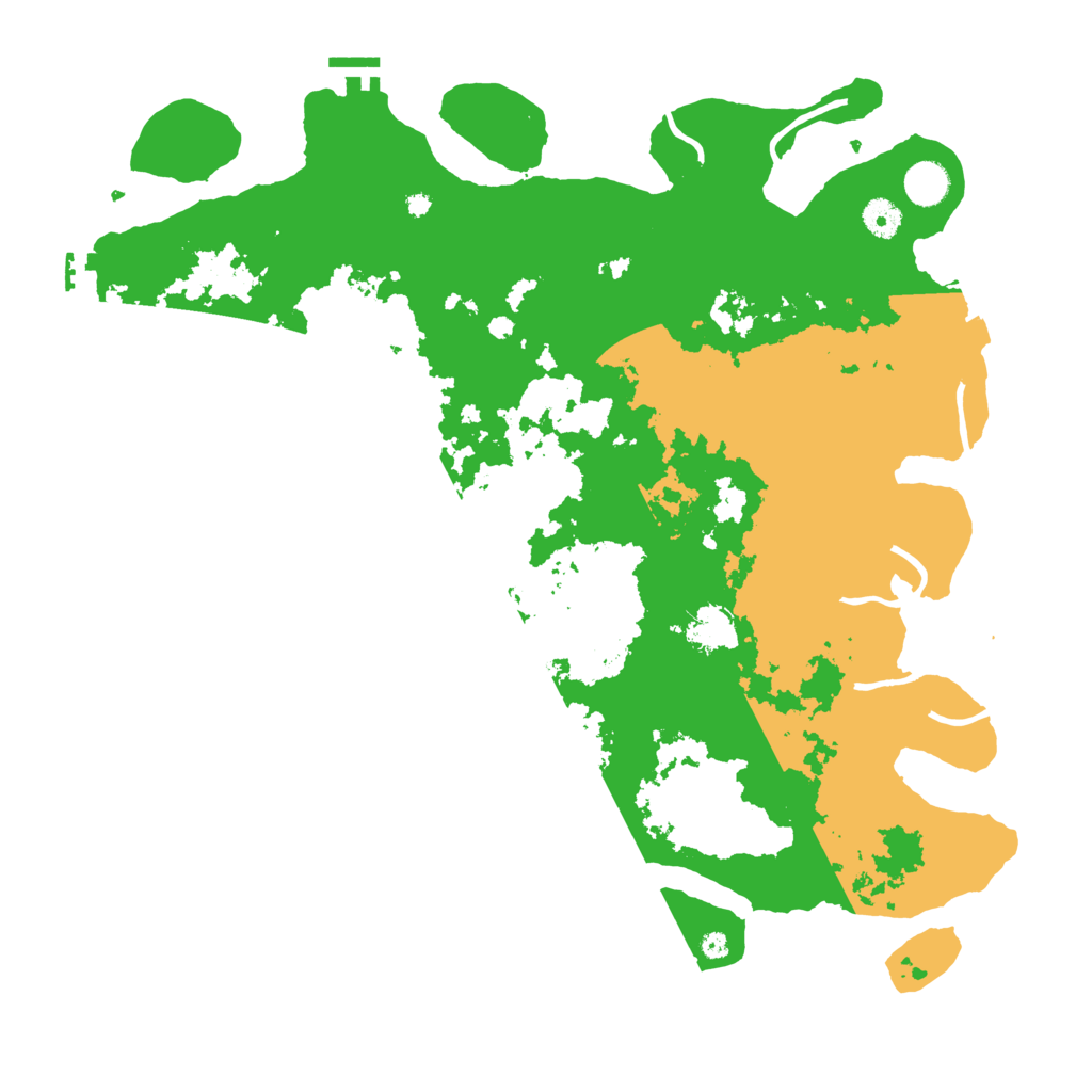 Biome Rust Map: Procedural Map, Size: 4300, Seed: 36345234