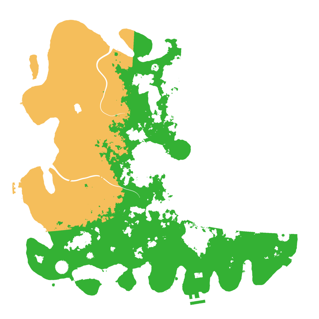 Biome Rust Map: Procedural Map, Size: 4250, Seed: 419794536