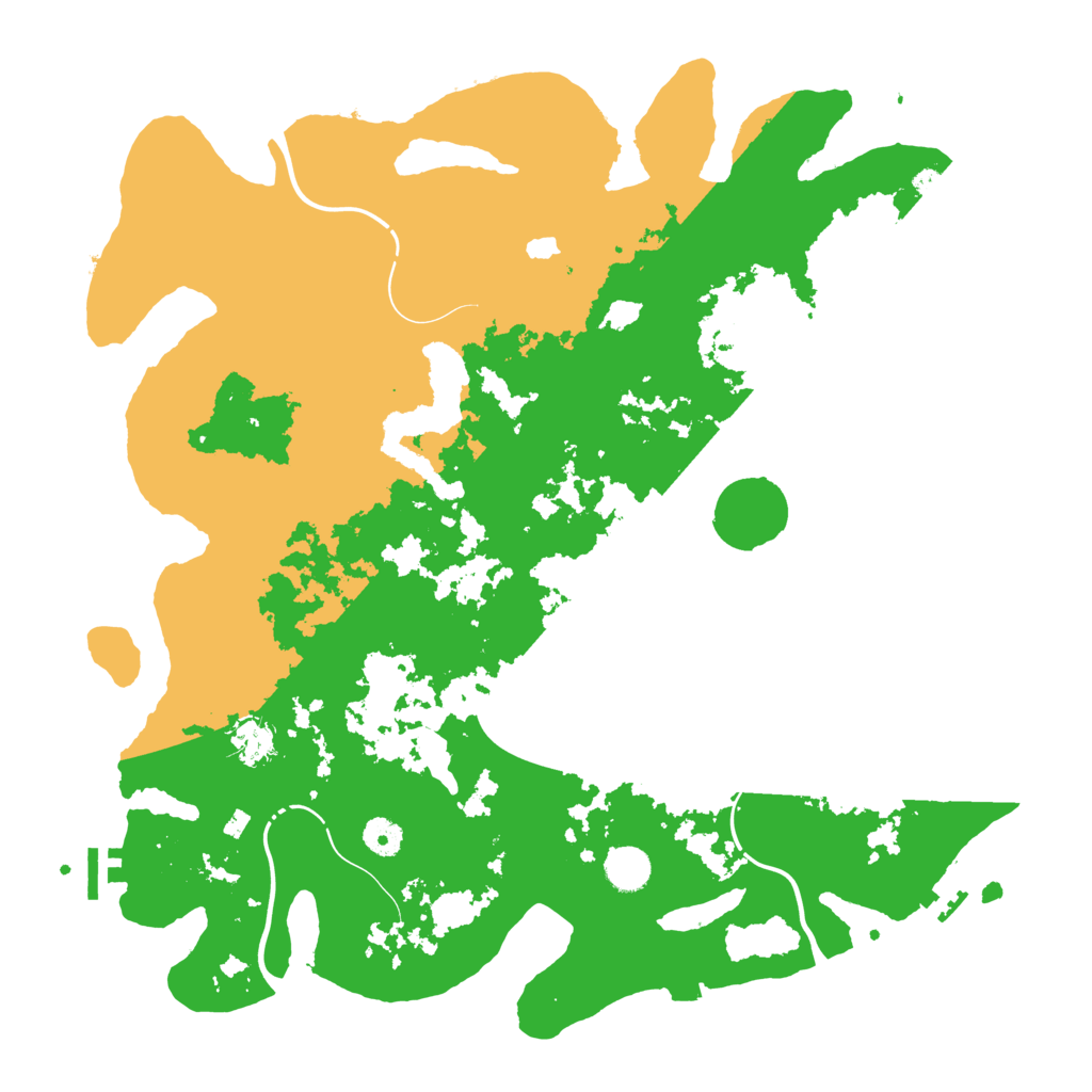 Biome Rust Map: Procedural Map, Size: 4250, Seed: 1152208586