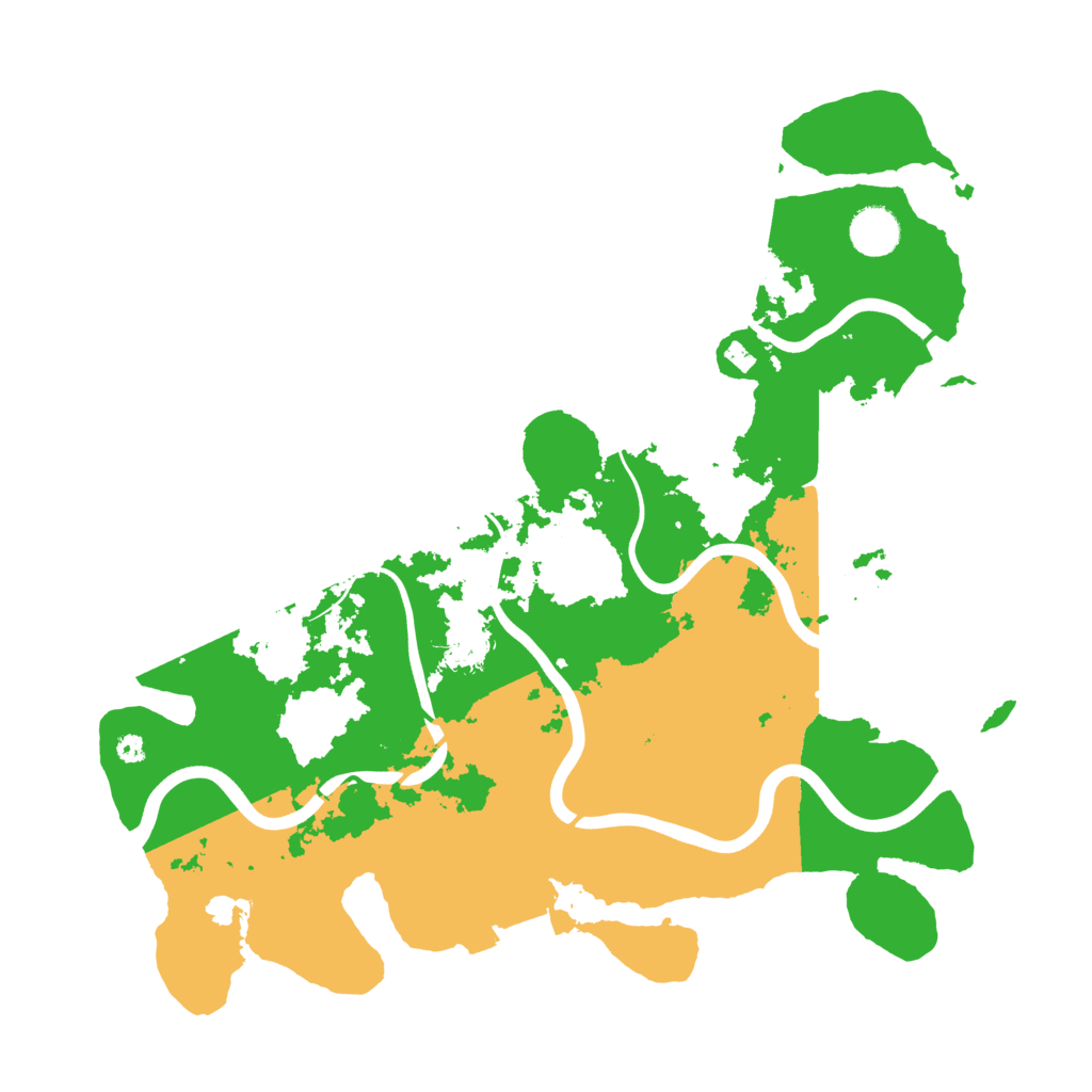 Biome Rust Map: Procedural Map, Size: 3850, Seed: 538287226