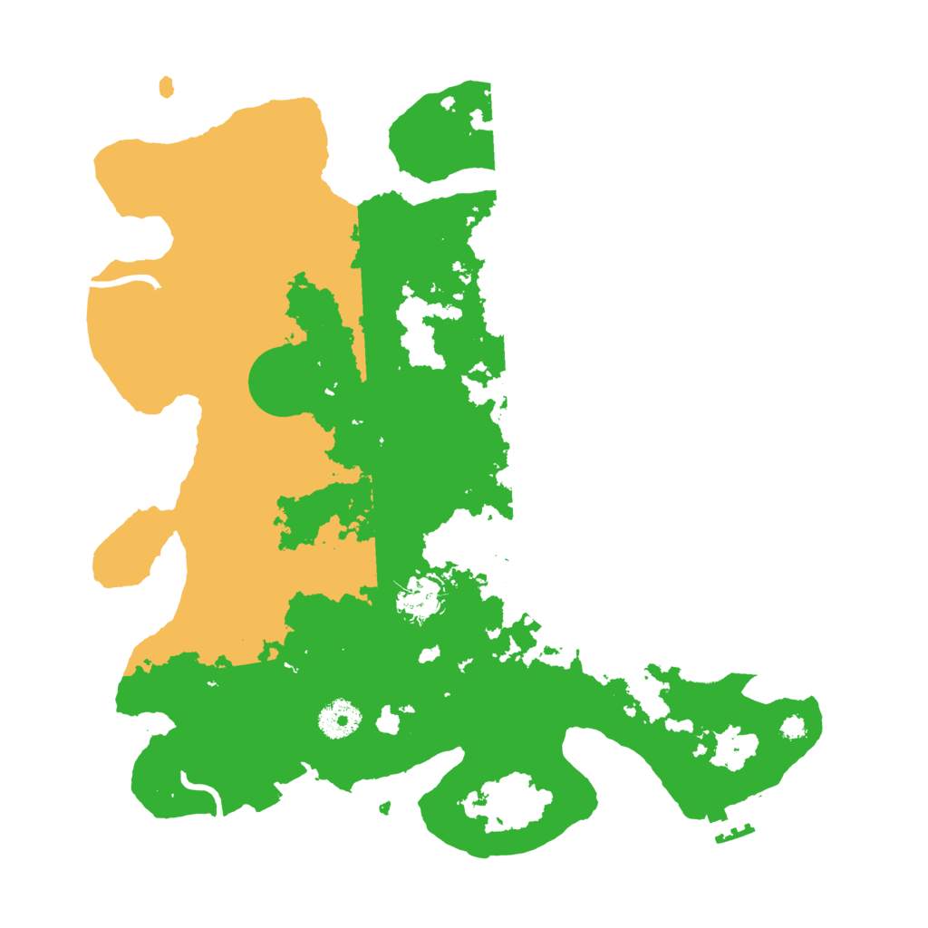 Biome Rust Map: Procedural Map, Size: 3500, Seed: 212205335