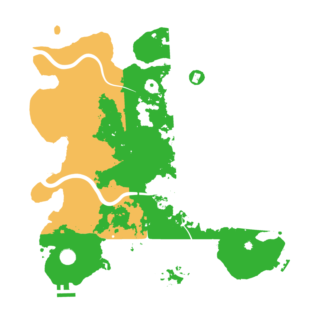 Biome Rust Map: Procedural Map, Size: 3500, Seed: 212205335