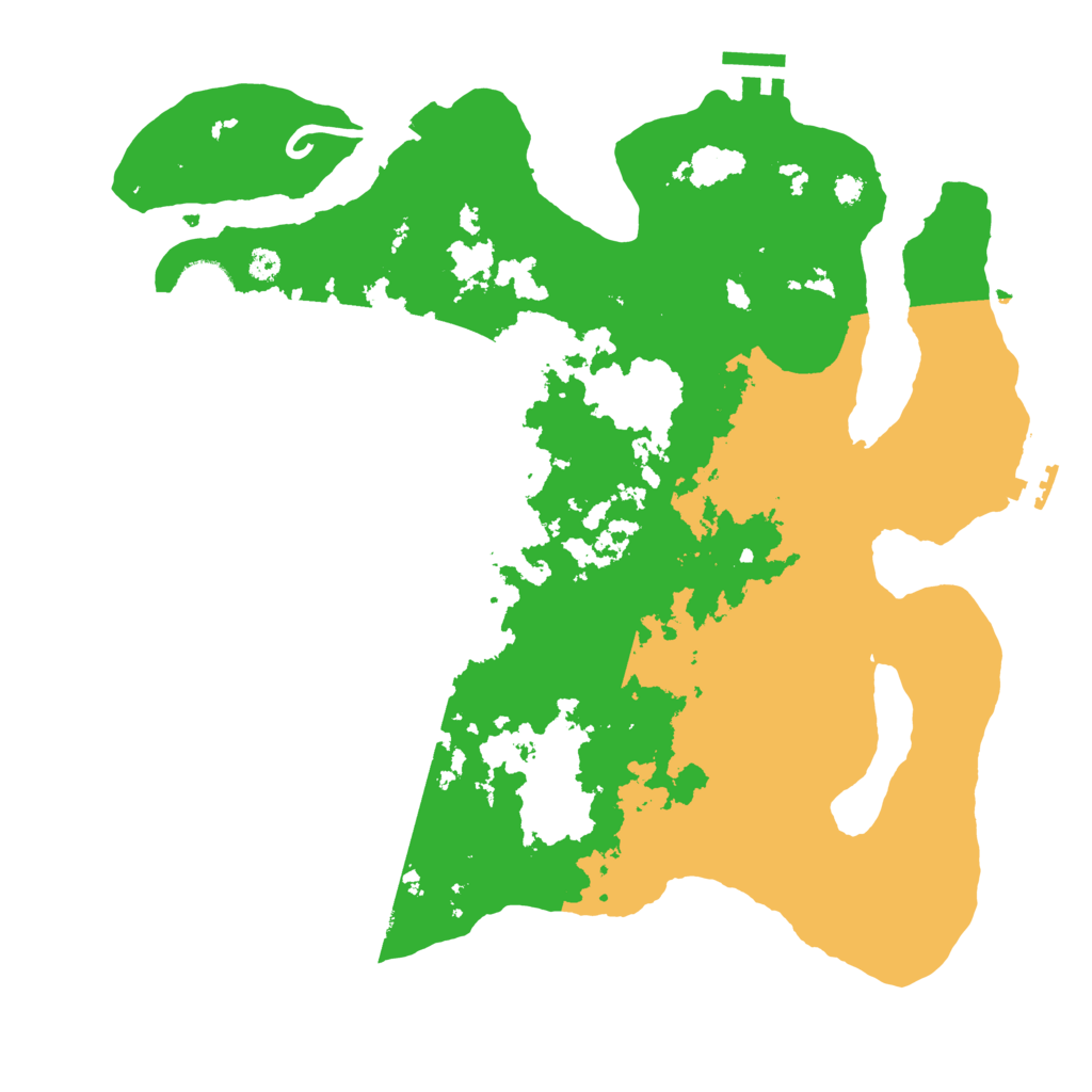 Biome Rust Map: Procedural Map, Size: 3500, Seed: 69218822