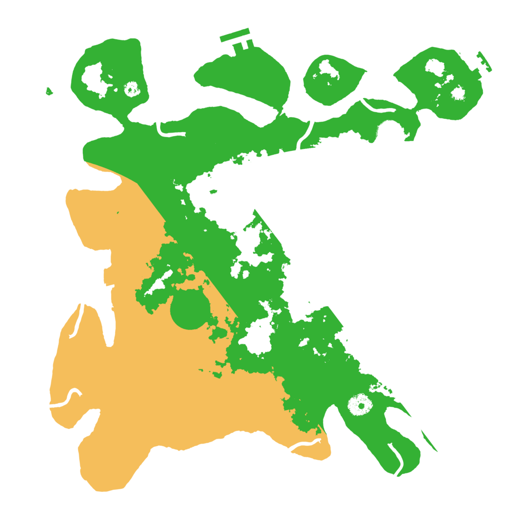 Biome Rust Map: Procedural Map, Size: 3500, Seed: 1006505101