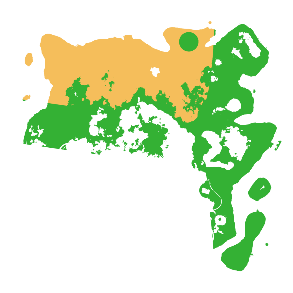 Biome Rust Map: Procedural Map, Size: 4000, Seed: 2031181985