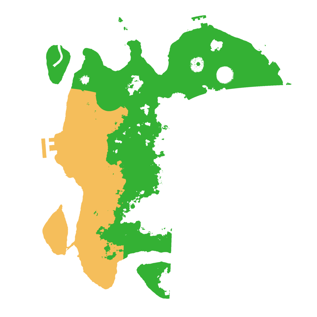 Biome Rust Map: Procedural Map, Size: 3300, Seed: 54182290