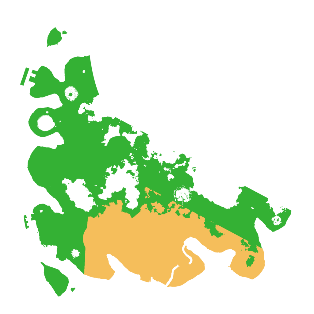 Biome Rust Map: Procedural Map, Size: 3500, Seed: 266077880