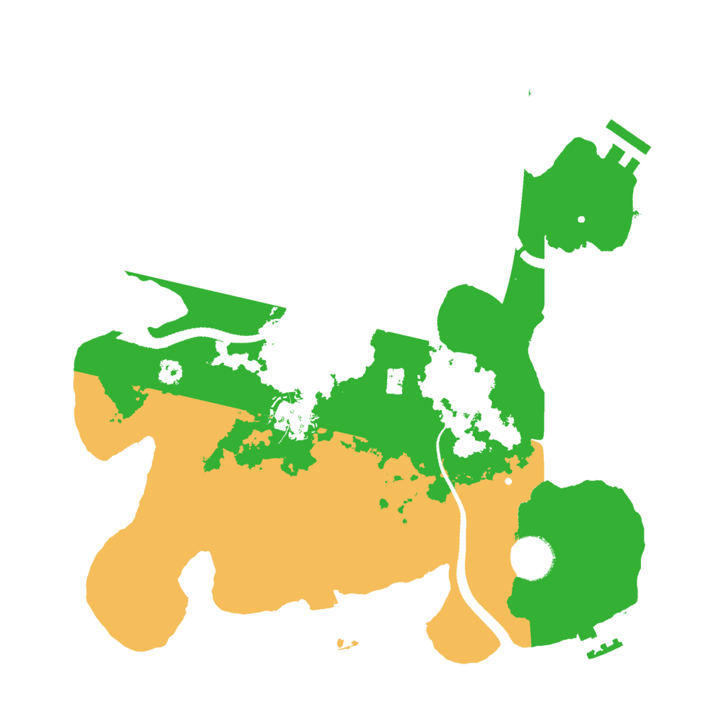Biome Rust Map: Procedural Map, Size: 3000, Seed: 760319619