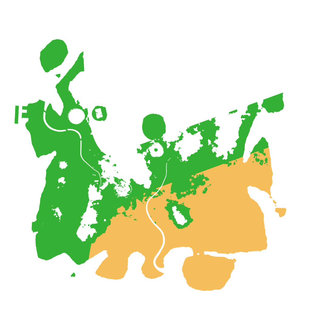 Biome Rust Map: Procedural Map, Size: 3500, Seed: 1973869378